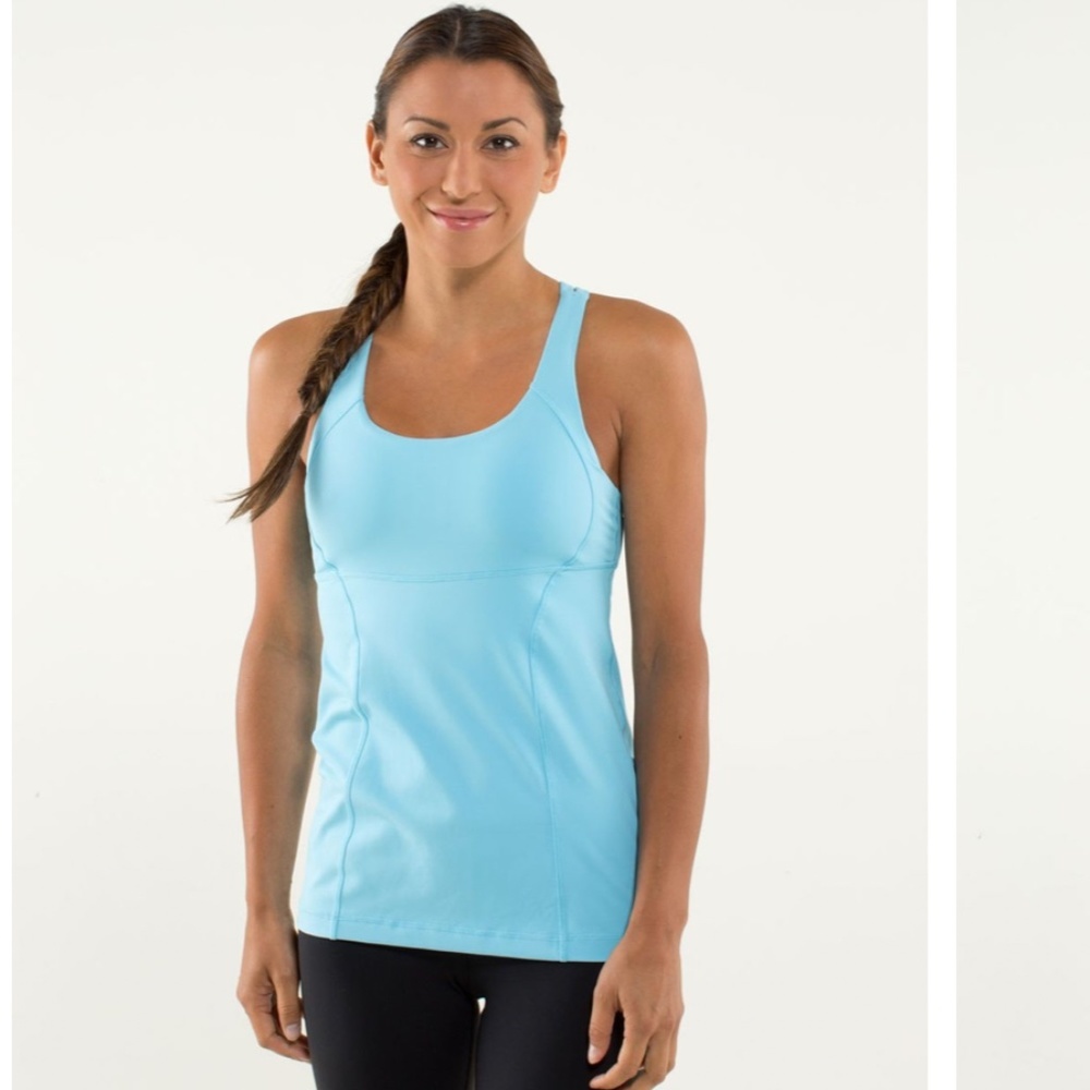 RARE! Lululemon Energy Tank Blue Moon ESTIMATED Size 4 - Picture 2 of 13